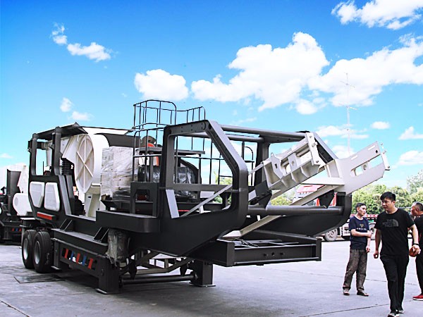 紅星汽車車載一體式移動碎石機盛行市場，機器美價格更美