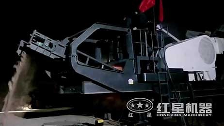 流動(dòng)破石子機(jī)視頻