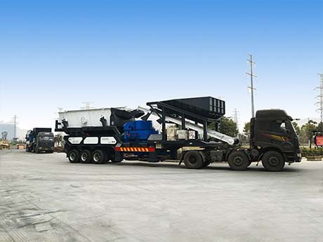 5-20厘米鵝卵石制沙，一小時100噸以下的移動制砂機型號如何選？