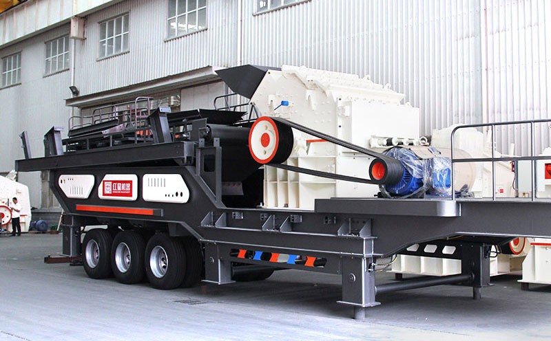 重晶石移動(dòng)破碎站