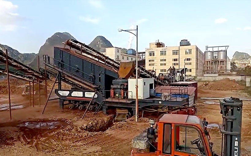 廣西百色建筑垃圾再生處理案例