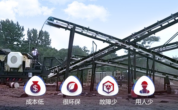 山西時產(chǎn)120噸煤炭移動制砂現(xiàn)場案例加工優(yōu)勢