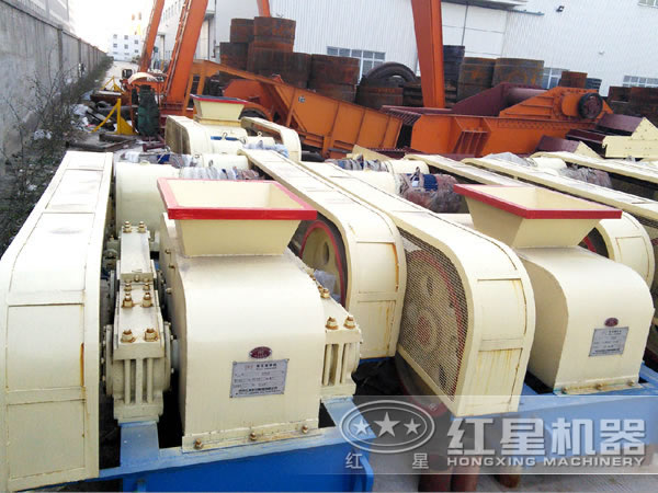 對輥破碎機廠區(qū)圖