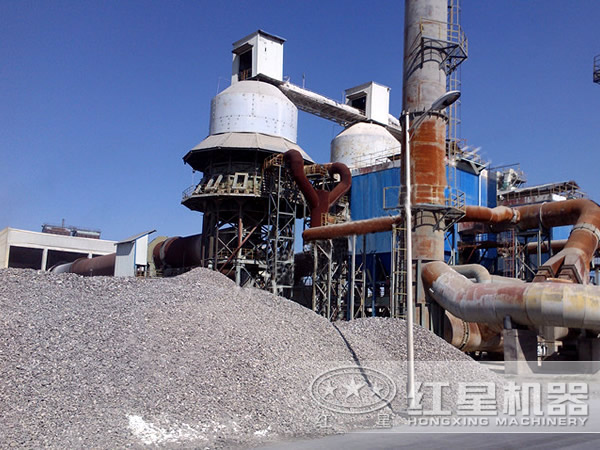 紅星回轉(zhuǎn)窯現(xiàn)場實況