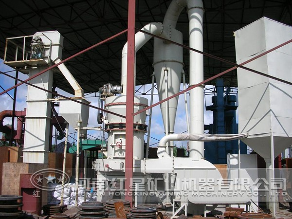 熔渣磨粉現(xiàn)場(chǎng)