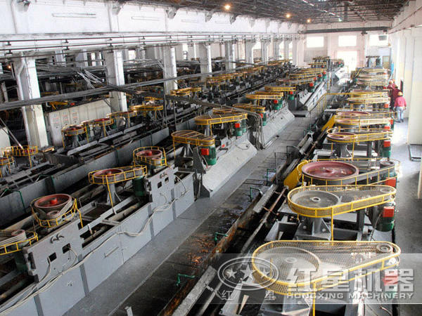 鉛鋅選礦作業(yè)實況