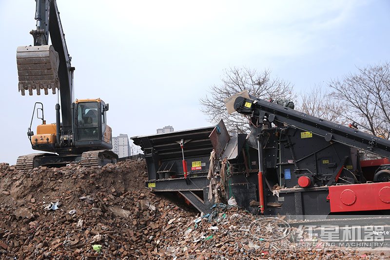 小型粉碎建筑垃圾的機器，每小時100噸價格是多少，有視頻嗎