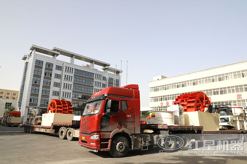 輪式洗砂機發(fā)貨