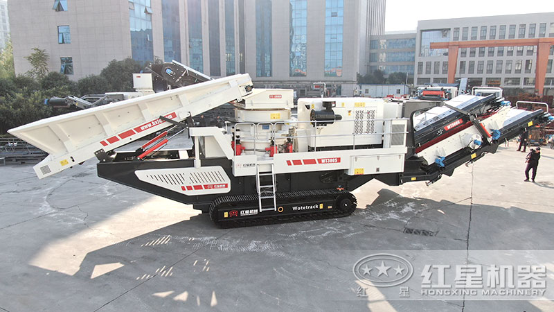 小型移動(dòng)圓錐破，時(shí)產(chǎn)量36-400t/h