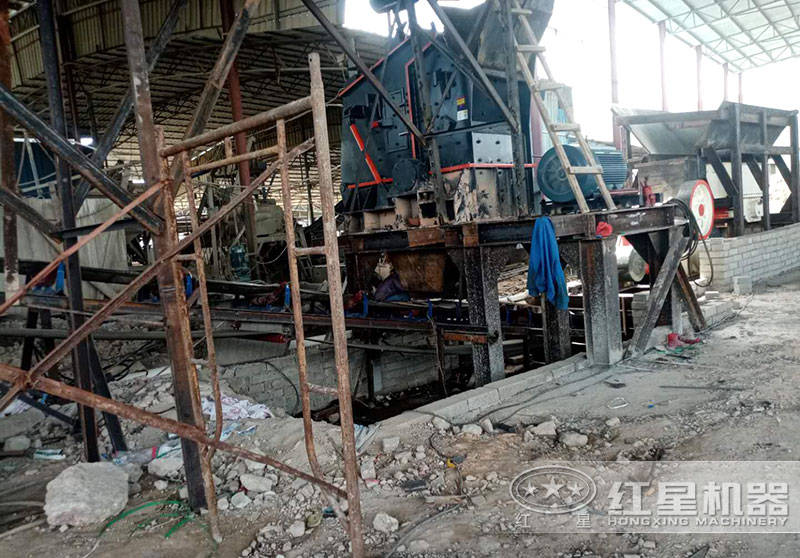 鄂破+反擊破配置的軟石料破碎生產(chǎn)線