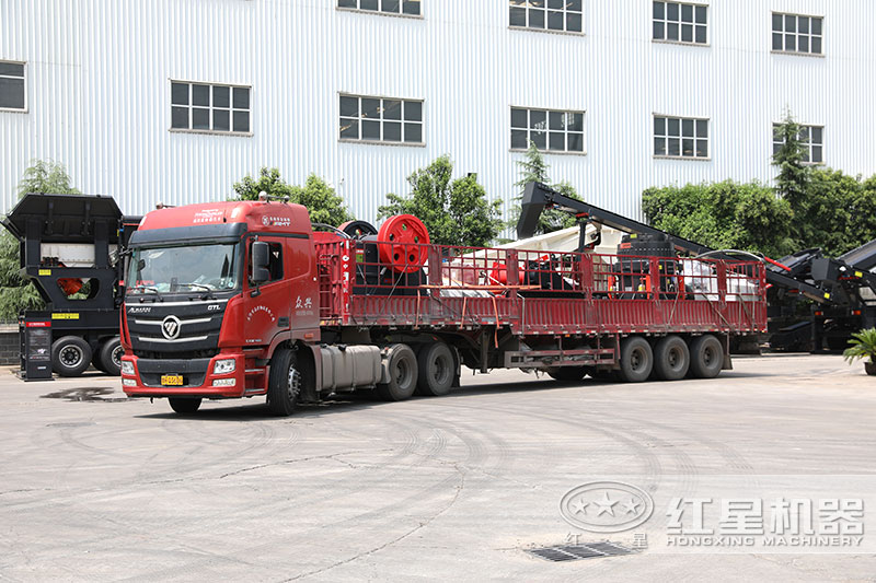 一整套碎石加工設備發(fā)貨