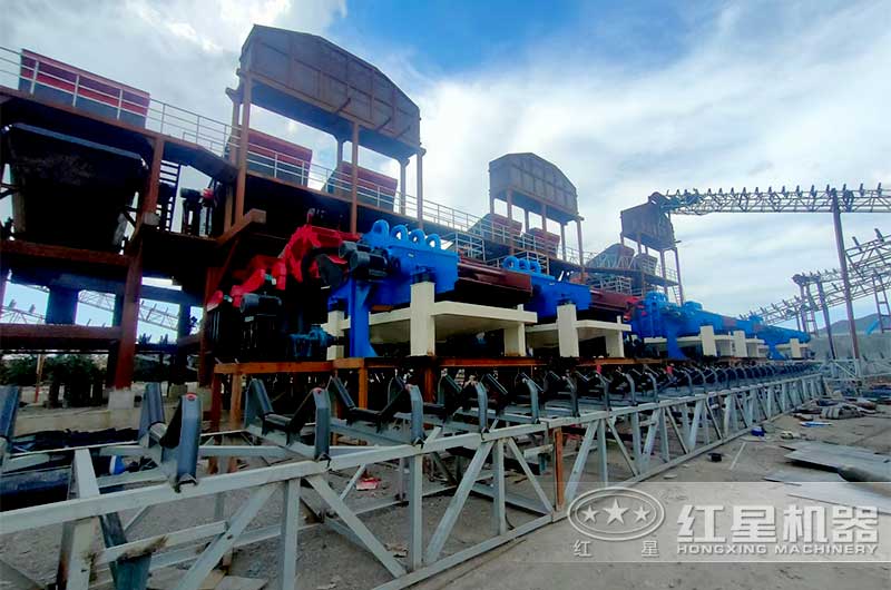 大型洗沙廠采用多臺小型洗砂機設(shè)備