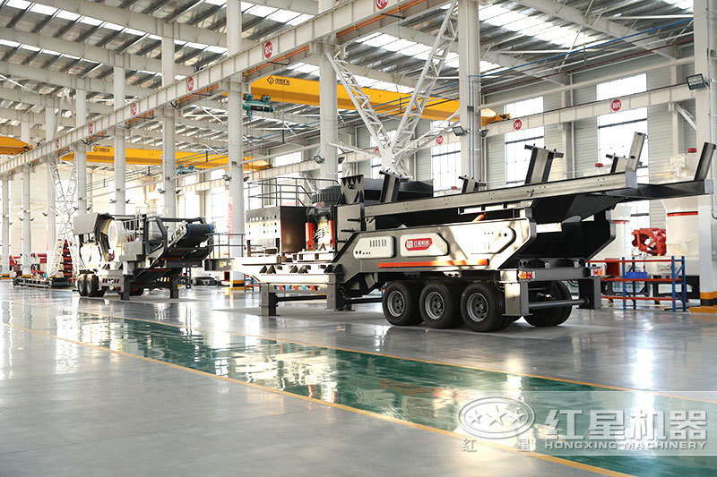 紅星機(jī)器碎砂機(jī)械設(shè)備車(chē)間供應(yīng)充足