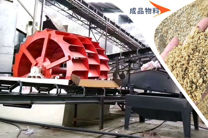 只洗砂，配置洗砂機作業(yè)即可