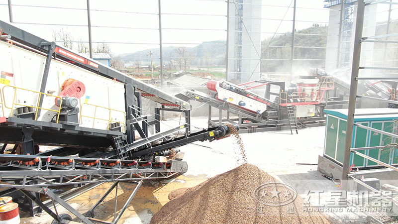 移動花崗巖破碎生產(chǎn)線
