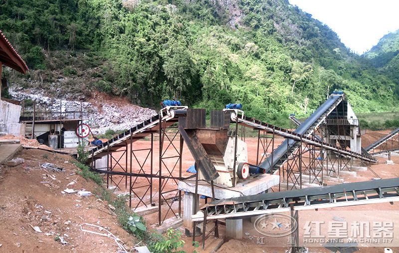 46破碎機(jī)搭載1007反擊破現(xiàn)場實(shí)拍