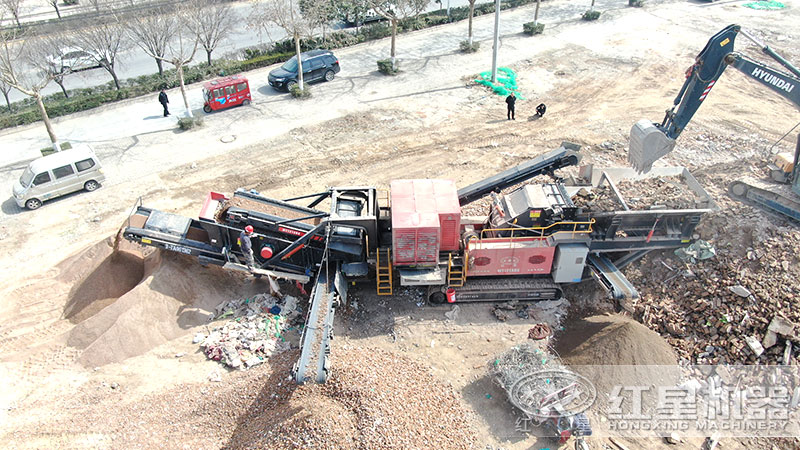 一套建筑垃圾制沙設(shè)備有哪些，配置下來多少錢（帶現(xiàn)場視頻）