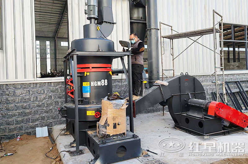 山西客戶方解石磨粉生產(chǎn)線圖片