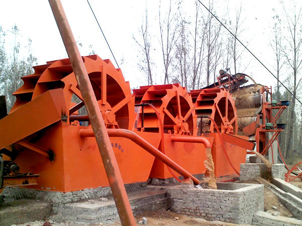 玄武巖洗石機(jī)現(xiàn)場(chǎng)圖