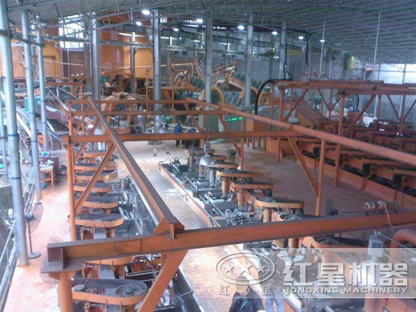 浮選現(xiàn)場圖