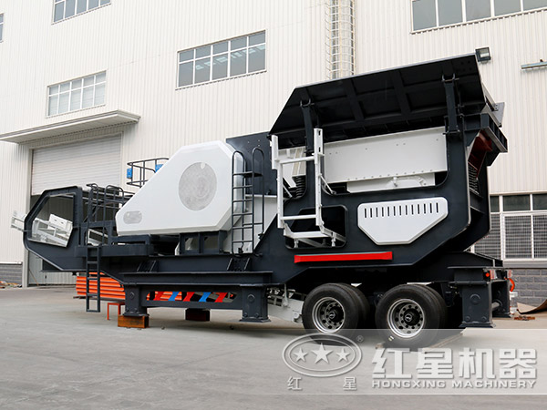 小型車(chē)載移動(dòng)破碎站廠區(qū)圖