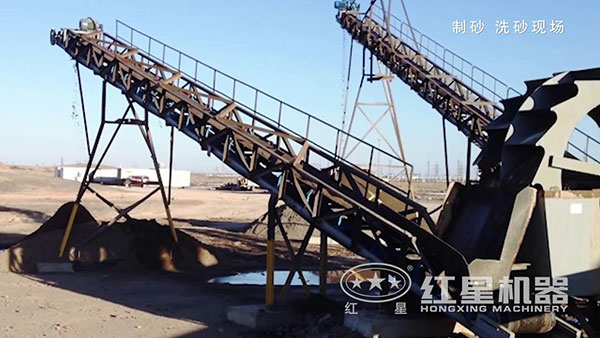 洗砂機(jī)現(xiàn)場(chǎng)實(shí)拍