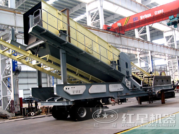 移動(dòng)破碎站車(chē)間圖