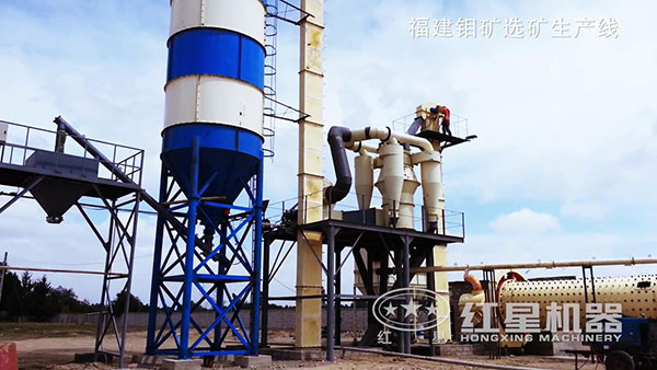 鉬礦選礦生產(chǎn)線現(xiàn)場實拍