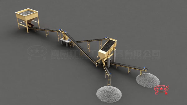 30噸/時(shí)石料破碎生產(chǎn)線(xiàn)視頻模擬