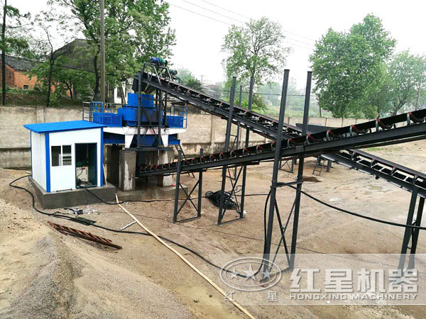 制砂生產(chǎn)線現(xiàn)場實(shí)拍