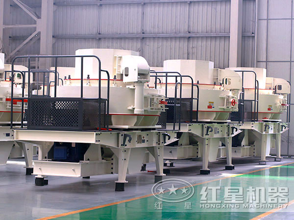 安山巖制砂機(jī)車間圖