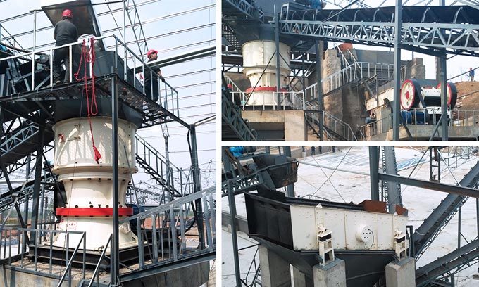 單缸圓錐破碎機(jī)現(xiàn)場(chǎng)實(shí)拍