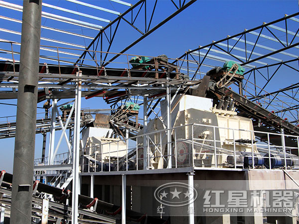 1000tph反擊式破碎機現(xiàn)場實拍