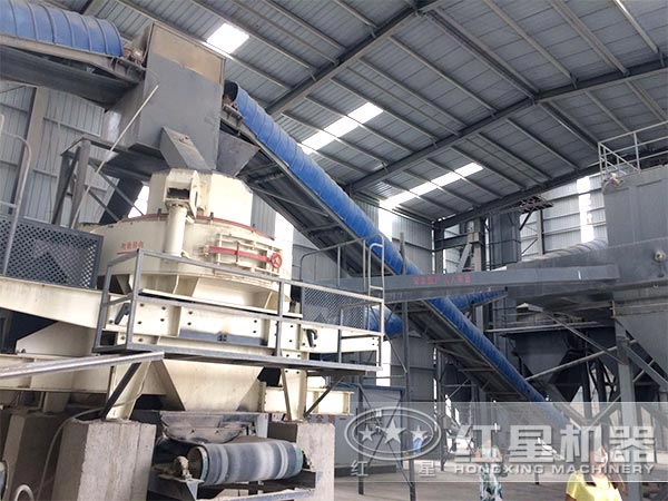 制砂機現(xiàn)場