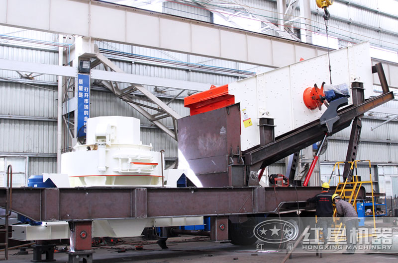 移動制砂機(jī)車間實(shí)拍