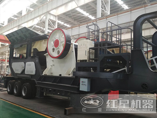 移動(dòng)顎破粉碎石子沙子一體機(jī)