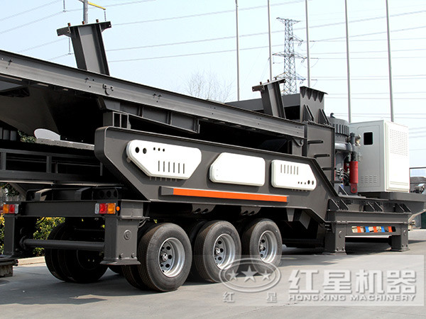 移動式石料破碎機(jī)高清實(shí)拍