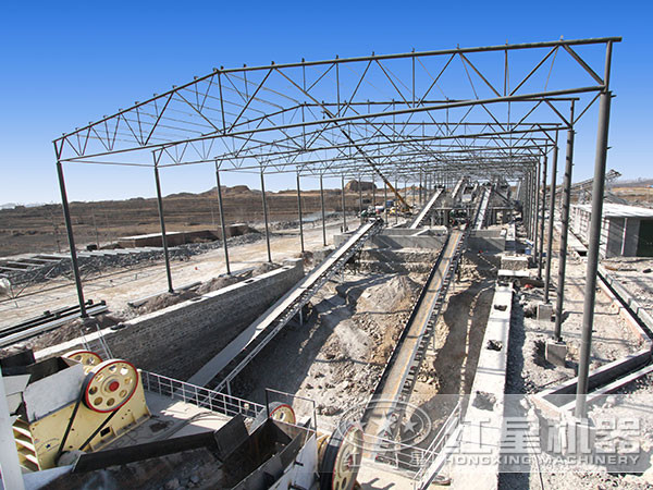 砂石生產(chǎn)現(xiàn)場(chǎng)