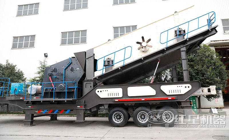 輪胎小型移動破碎制砂一體機(jī)