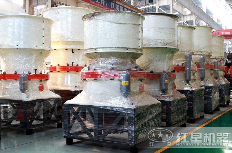 單缸圓錐破碎機車間