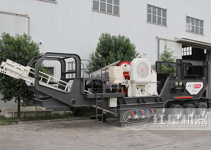移動(dòng)鄂式破石機(jī)廠區(qū)圖