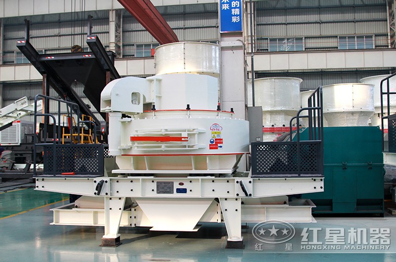 石頭制砂機(jī)車間