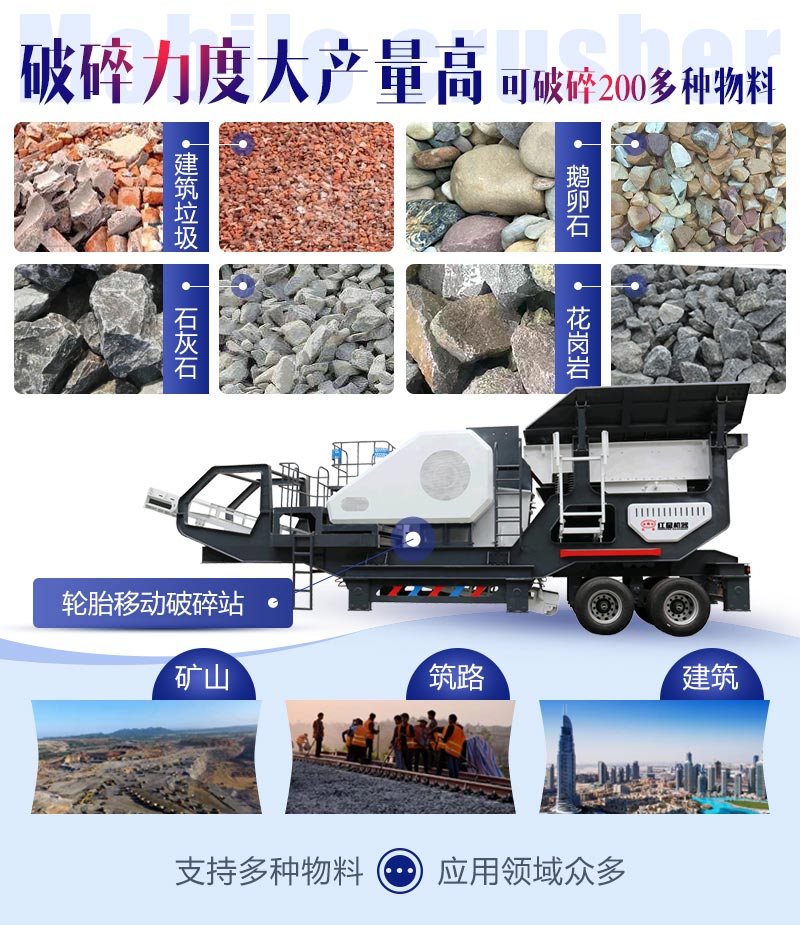 車載碎石機適用物料多