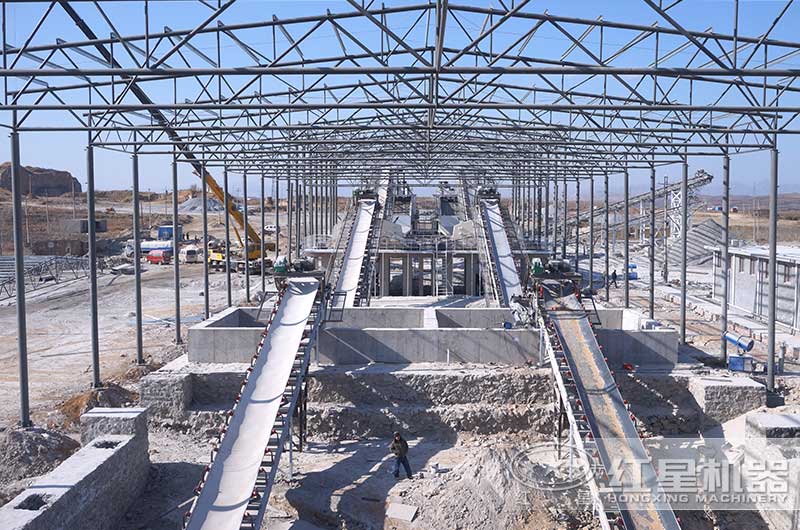 日產(chǎn)20000噸破碎生產(chǎn)線現(xiàn)場