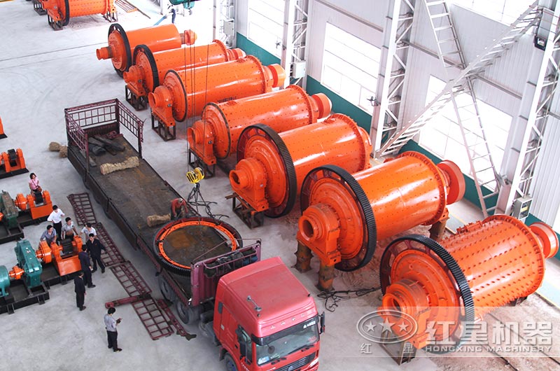 棒磨制砂機(jī)發(fā)貨現(xiàn)場(chǎng)