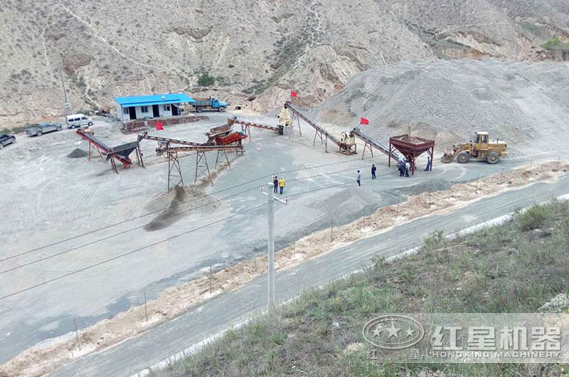 制砂現(xiàn)場實拍