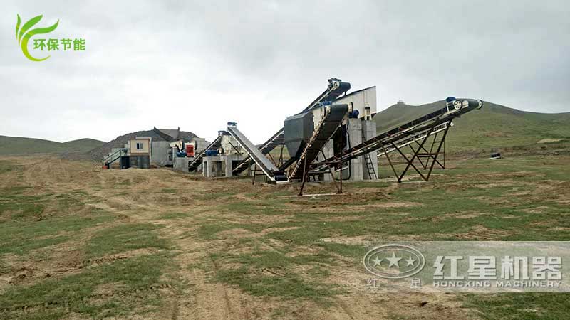 中等硬度石料破碎現(xiàn)場設(shè)備配置情況