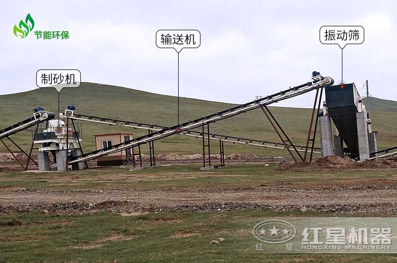 制沙生產(chǎn)現(xiàn)場