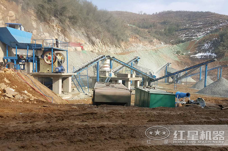 沙場(chǎng)加工現(xiàn)場(chǎng)