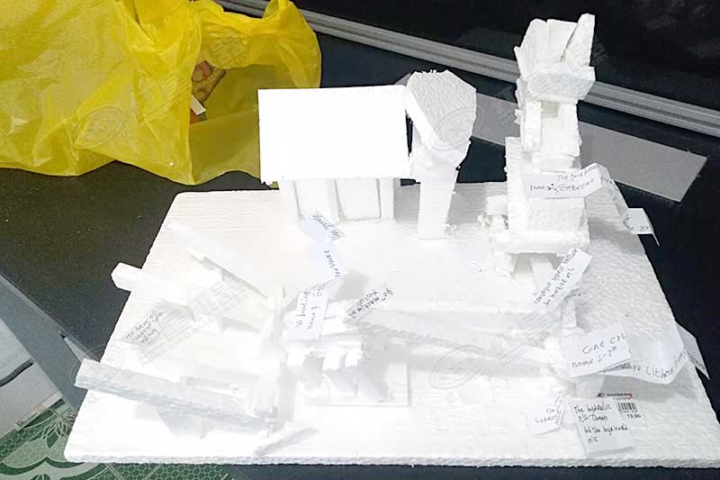 為客戶設(shè)計(jì)的生產(chǎn)線加工現(xiàn)場模型